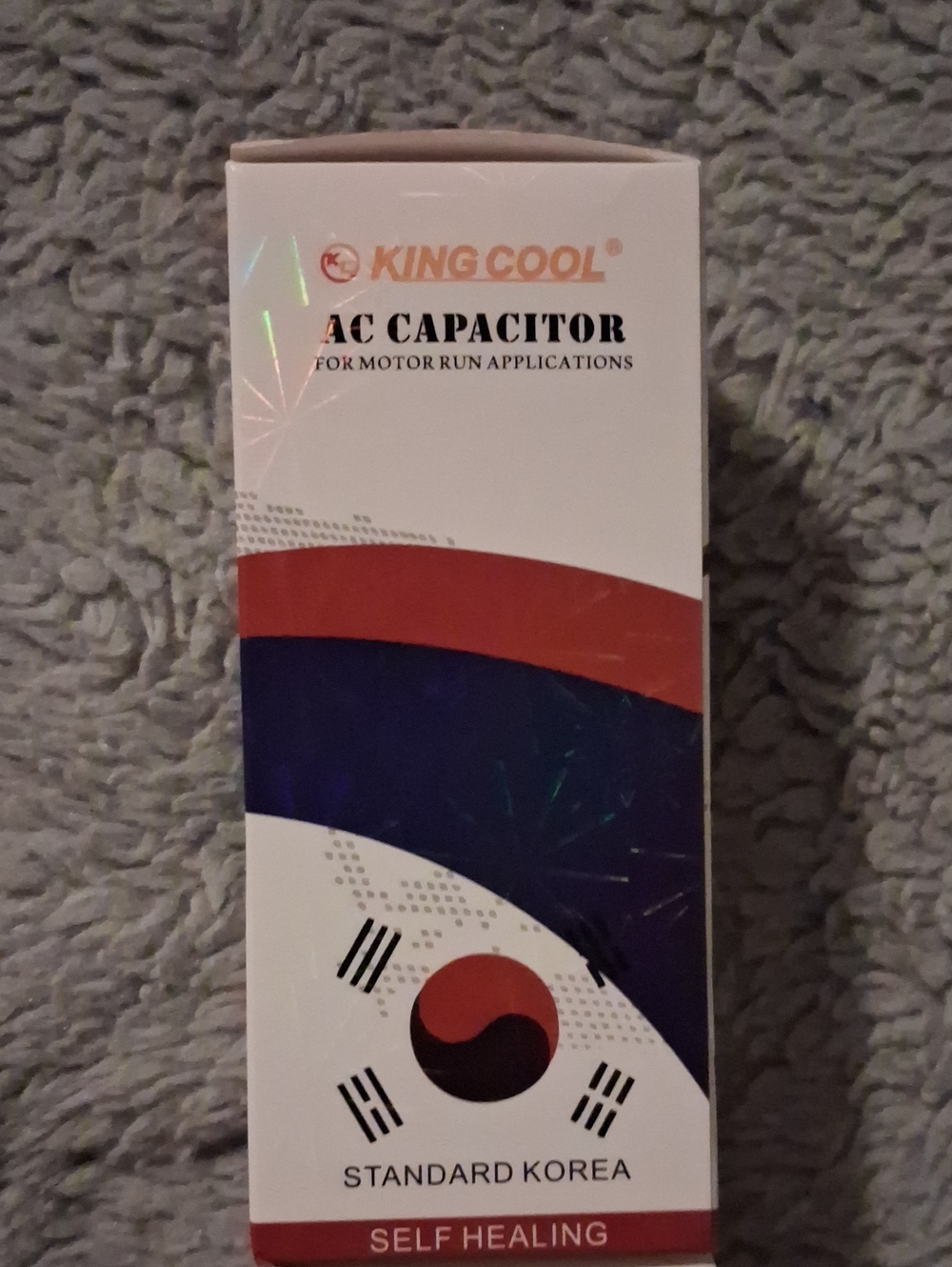 Red & Black AC Capacitor for Motor Run